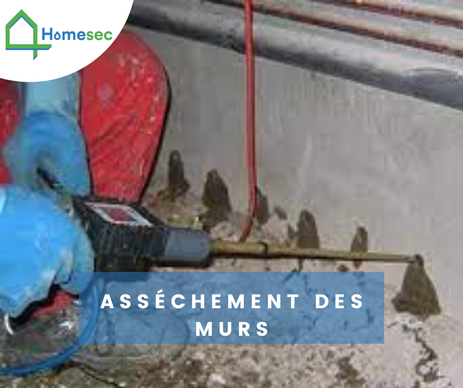 Assèchement de mur Homesec